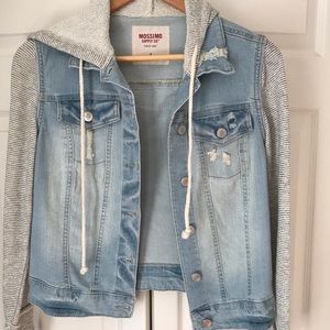 Mossimo denim hoodie jacket